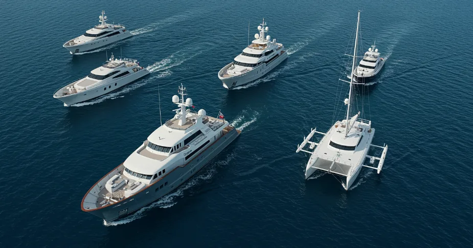 types of yachts