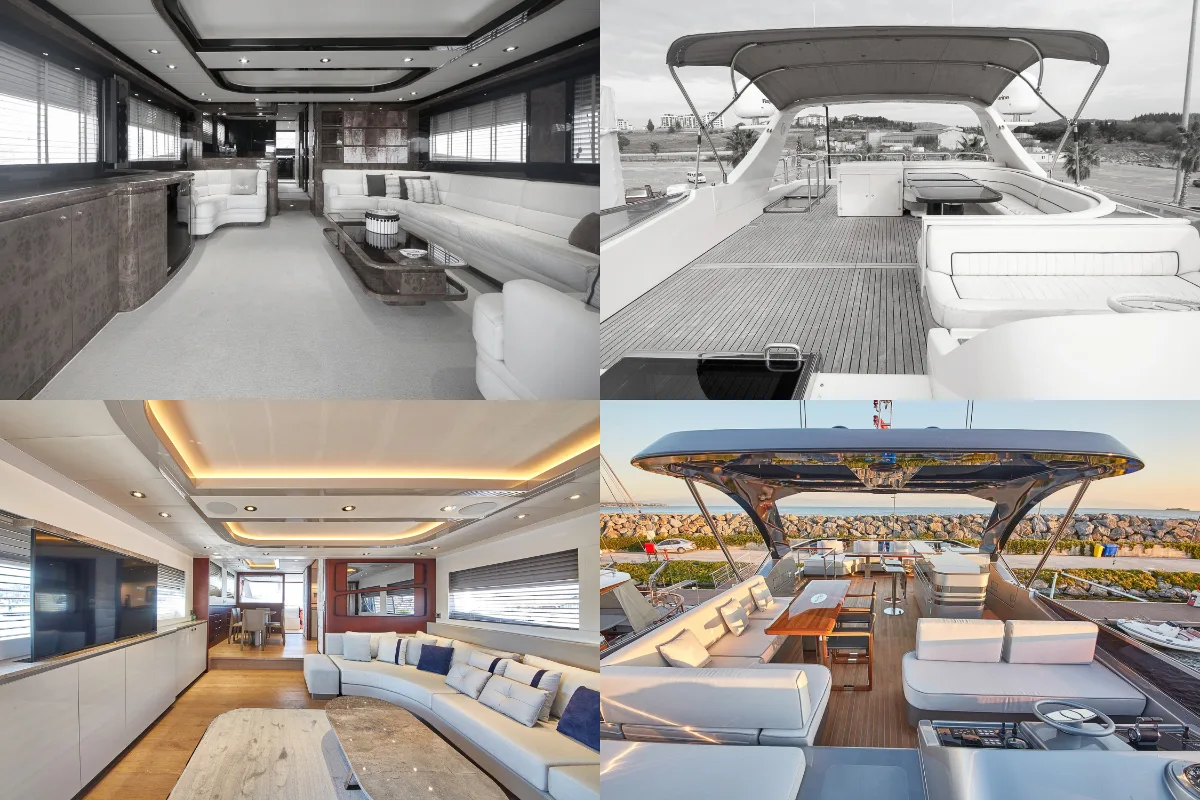 yacht refit before after