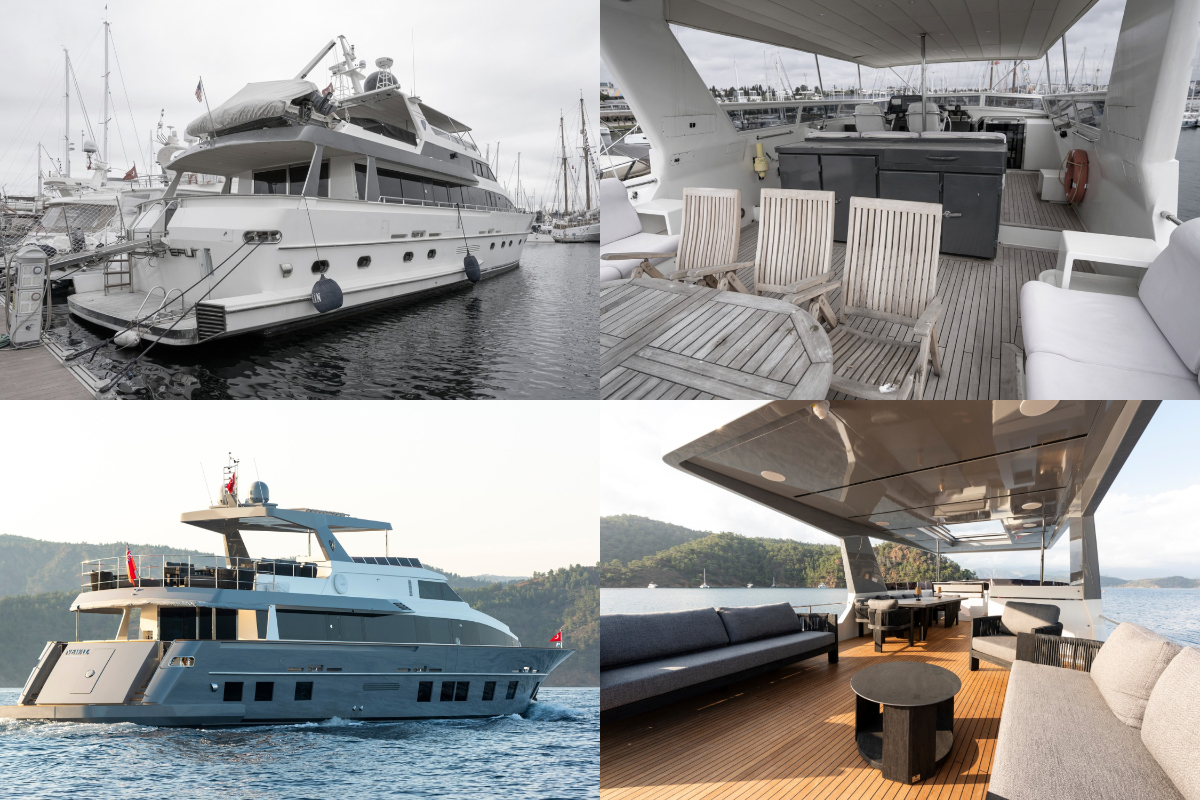 yacht refit before after