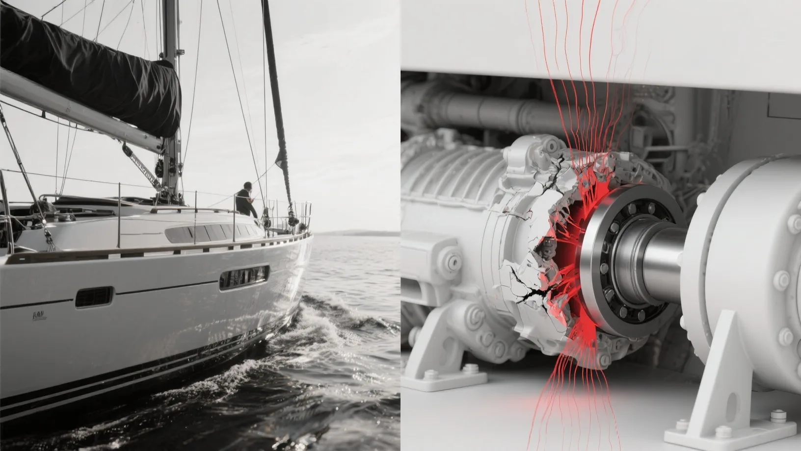 wrong shaft alignment